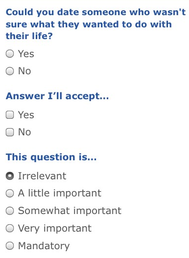 okcupid questions